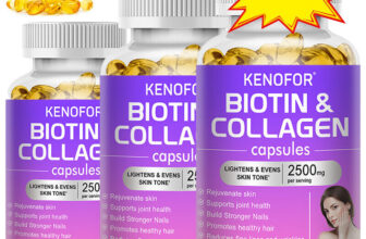 Collagen+ Biotin Capsules – Reduce fine lines&wrinkles,Brighten skin,Anti-Aging