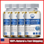 Hyaluronic Acid Turmeric 850mg 480 Capsules Wrinkle Reducer