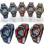 Waterproof Kids Digital Electronic Watch Children Boys Girls Sports LED Watches