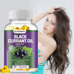 Black Currant Oil 1000mg-GLA Gamma Linolenic Acid-100% Pure Natural Cold Pressed