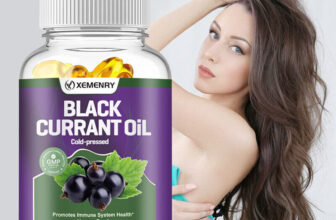 Black Currant Oil 1000mg-GLA Gamma Linolenic Acid-100% Pure Natural Cold Pressed