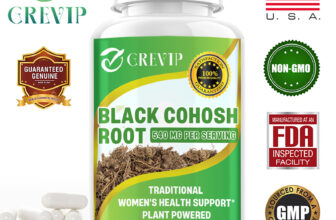 Black Cohosh Root Capsules 540mg- Menopause, PCOS, Estrogen Metabolism & Balance