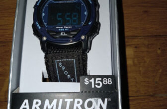 Armitron Sport Unisex Digital Watch 45/7041BLUTC BLACK