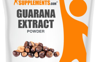 BulkSupplements Guarana Extract – Boost Energy Naturally – 1000mg Per Serving