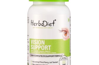 Vision Support Supplement Complex for EYE Health with Lutein Bilberry Lycopene