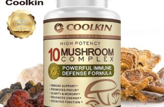 10 Mushroom Complex – Lions Mane – Focus & Memory, Nootropic Brain Booster