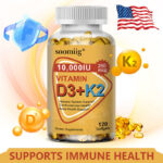 Vitamin K2 (MK7) with D3 -10,000 IU Supplement-Cardiovascular,Bone Immune Health