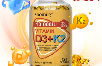 Vitamin K2 (MK7) with D3 -10,000 IU Supplement-Cardiovascular,Bone Immune Health