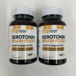 2-pk Natural Stacks Serotonin Brain Food Positive Mood 75 Vegan Caps Exp 8/26