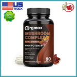 Mushroom Complex Supplement, Lions Mane, Reishi, Shiitake, Immune 90 Capsules