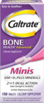 Minis Calcium Vit D Supplement 600+D3 – Bone Health, 150 Ct