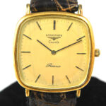 LONGINES PRESENCE L150.4 MEN’S GOLD PLATED VINTAGE WATCH SWISS QUARTZ F196