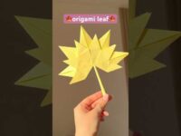 origami leaf 🍁