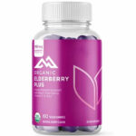 Pure elderberry gummies, containing zinc and vitamin C