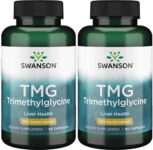 180 Caps Swanson TMG Trimethylglycine 500 mg 2X 90 Ct Liver Heart Health Betaine