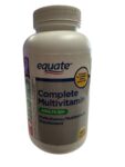 Equate Adults 50+ Complete Multivitamin Vitamin Supplement Tablets, 450 Count