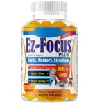 EZ-Focus Kids Brain Booster Gummies, Vitamin for Kid Focus & Memory 60-12/12/25