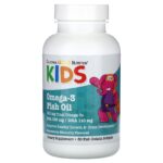 Kid’s Omega-3 Fish Oil, Natural Strawberry, 60 Fish Gelatin Softgels