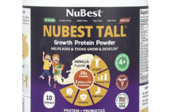 Nubest Tall®, Growth Protein Powder, For Kids & Teens 4 +, Vanilla, 7.76 oz (220