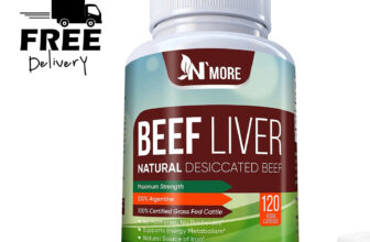 Beef Liver 120 Capsules, Certified Grass Fed Undefatted, Beef Liver Supplements