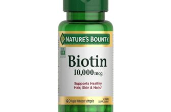 Nature’s Bounty Biotin Supplement, 10000mcg, 120 Rapid Release Softgels EX.12/25