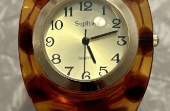 Sophie Tortoise Shell Plastic Wristwatch