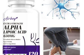 Alpha Lipoic Acid 650mg – Heart Health, Reduce Inflammation, Metabolism Support