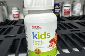 GNC Milestones Kids Omega 3 Gummies For Kids 2-12 Dietary Supplement