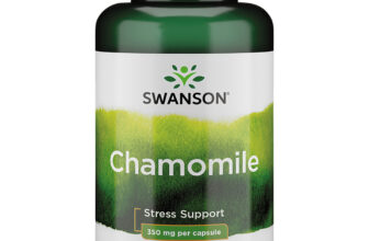 Swanson Chamomile Stress Support – Made with German Chamomile Flower – Herbal…