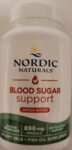 Nordic Naturals Omega Blood Sugar Support Fish Oil 896 mg 60ct Exp 02/2027