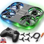 Drone para niños adultos – X880 Mini Drone Helicóptero con luces LED, Quadcopter