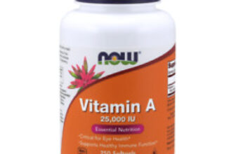 NOW Foods Vitamin A 25,000 Iu 250 Softgels Eye & Immune Health 05/2025EXP