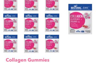 10Packs BESTURAL x DHC Collagen Gummies Nourish Bone & Skin Reduce Ance Wrinkles