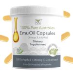 Emu Oil Capsules – Heart, Hair, Metabolism & Joint Support Supplement – Pharmace