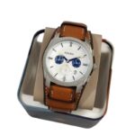 NWT Fossil Machine Chronograph Leather Watch – FS5922