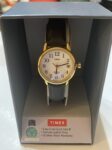 TIMEX Women’s Easy Reader Indiglo Quartz Analog Leather Strap Watch – T2H341 JT