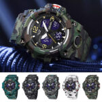 SMAEL Digital Wristwatches Military Men’s Sports Watch Waterproof Analog Quartz