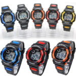 Waterproof Kids Digital Electronic Watch Children Boys Girls Sports LED Watches