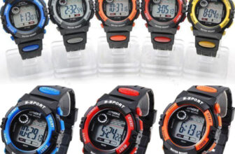 Waterproof Kids Digital Electronic Watch Children Boys Girls Sports LED Watches