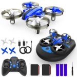 Oddire Mini Drone for Kids 8-12 & Adults Drones & Cars 2 in 1 Toy with One Ke…