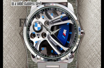 Rare Gift  – BMW M Power M3 M4 M5 Wheel Unisex Sport Metal Watch