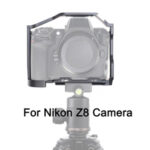 Z8 Camera Cage For Nikon Z8 Aluminum Alloy Full Protects 1/4″-20 Threaded Hole Camera Cage with Quick Release Plate Mount