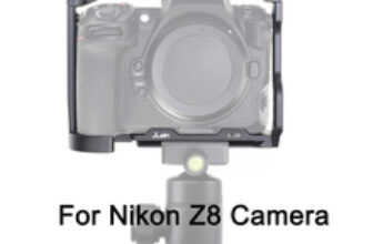 Z8 Camera Cage For Nikon Z8 Aluminum Alloy Full Protects 1/4″-20 Threaded Hole Camera Cage with Quick Release Plate Mount