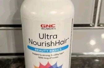 GNC Women’s Ultra NourishHair Beauty Basics 1200 mcg Of Biotin 60 Caplets 8/24