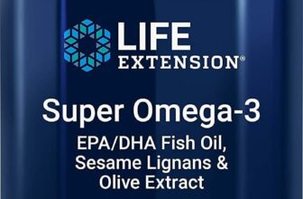 Life Extension Super Omega-3 Plus EPA/DHA Fish Oil, Sesame Lignans, Olive 240 SG