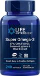 Life Extension Super Omega-3 Plus EPA/DHA Fish Oil, Sesame Lignans, Olive 240 SG