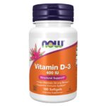 NOW FOODS Vitamin D-3 400 IU 180 Softgels