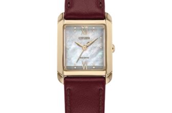 Citizen Eco-Drive Women’s Bianca Burgundy Watch Leather 22MM EW5593-05D