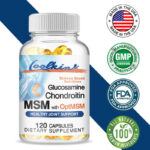 Glucosamine Chondroitin MSM 4000mg -Bone & Joint Health,Relieve Arthritis & Pain