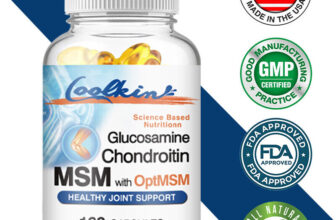 Glucosamine Chondroitin MSM 4000mg -Bone & Joint Health,Relieve Arthritis & Pain